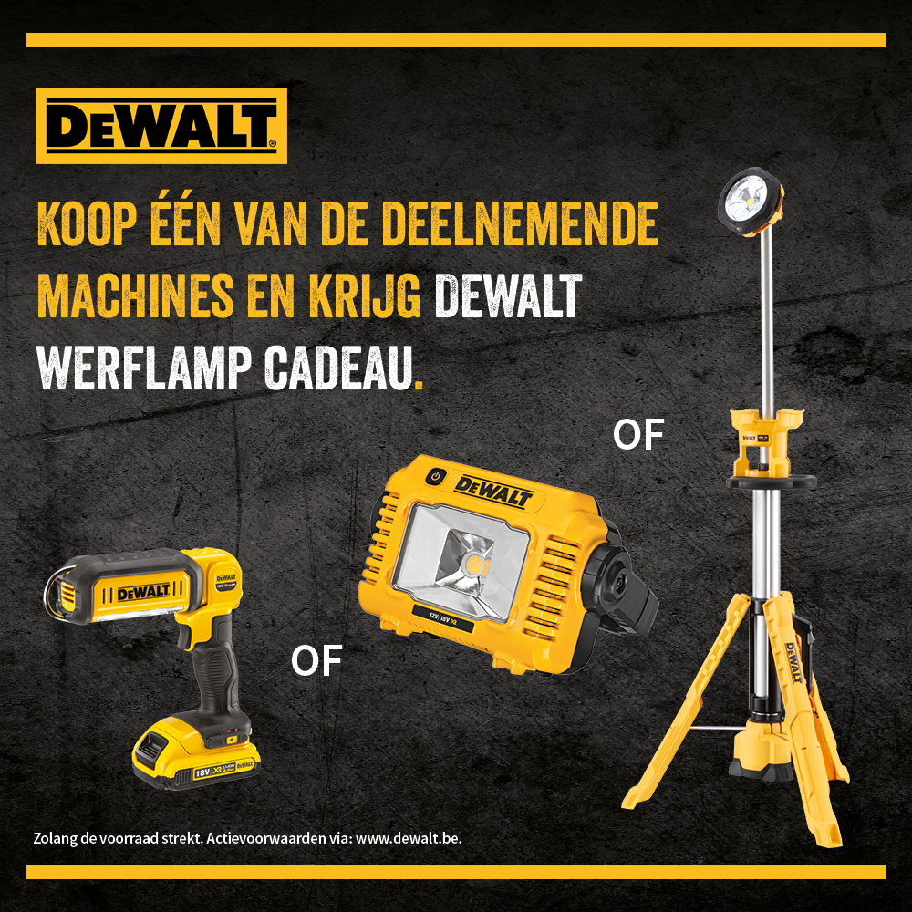 Dewalt Koop en krijg actie