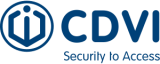 Logo for de brand Cdvi
