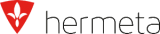 Logo for de brand Hermeta