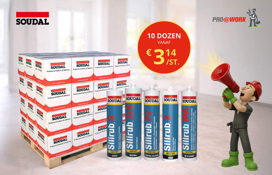 Soudal Silirub volume actie