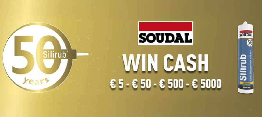 Win cash Soudal Silirub actie