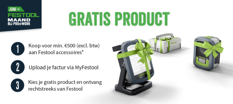 Gratis Festool product