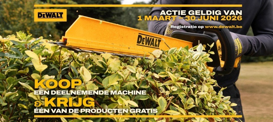 Koop en krijg actie outdoor Dewalt