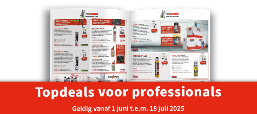 Topdeals voor professionals juni juli 2025