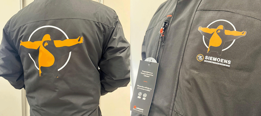 Jas bedrukken Siemoens