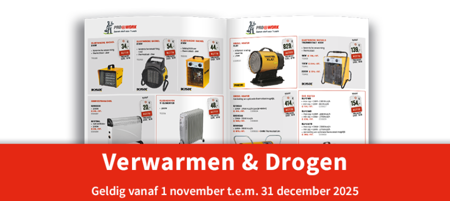 Verwarmen en drogen promo's
